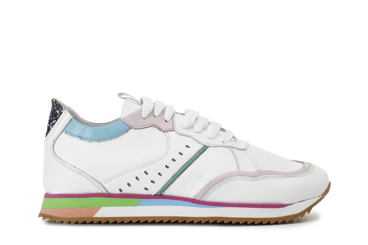 SNEAKERS IN PELLE MULTICOLOR in Sneaker casual 3A Moda Mare Sport - Bellaria Igea Marina, commercioVirtuoso.it