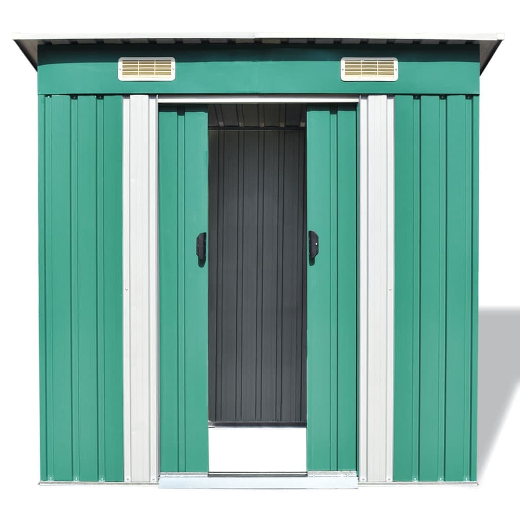 Capanno Porta Attrezzi da Giardino Verde Metallo in Acciaio Zincato Durevole in Capanni Esplodia - Napoli, commercioVirtuoso.it