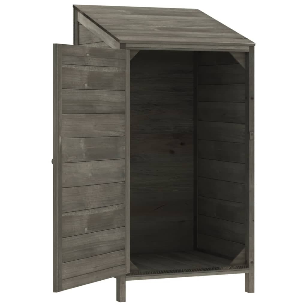 Capanno Porta Attrezzi da Giardino Antracite Legno Massello di Abete 55x52x112cm in Capanni Esplodia - Napoli, commercioVirtuoso.it