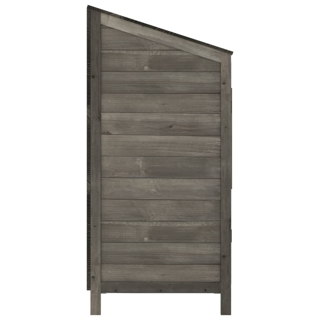 Capanno Porta Attrezzi da Giardino Antracite Legno Massello di Abete 55x52x112cm in Capanni Esplodia - Napoli, commercioVirtuoso.it
