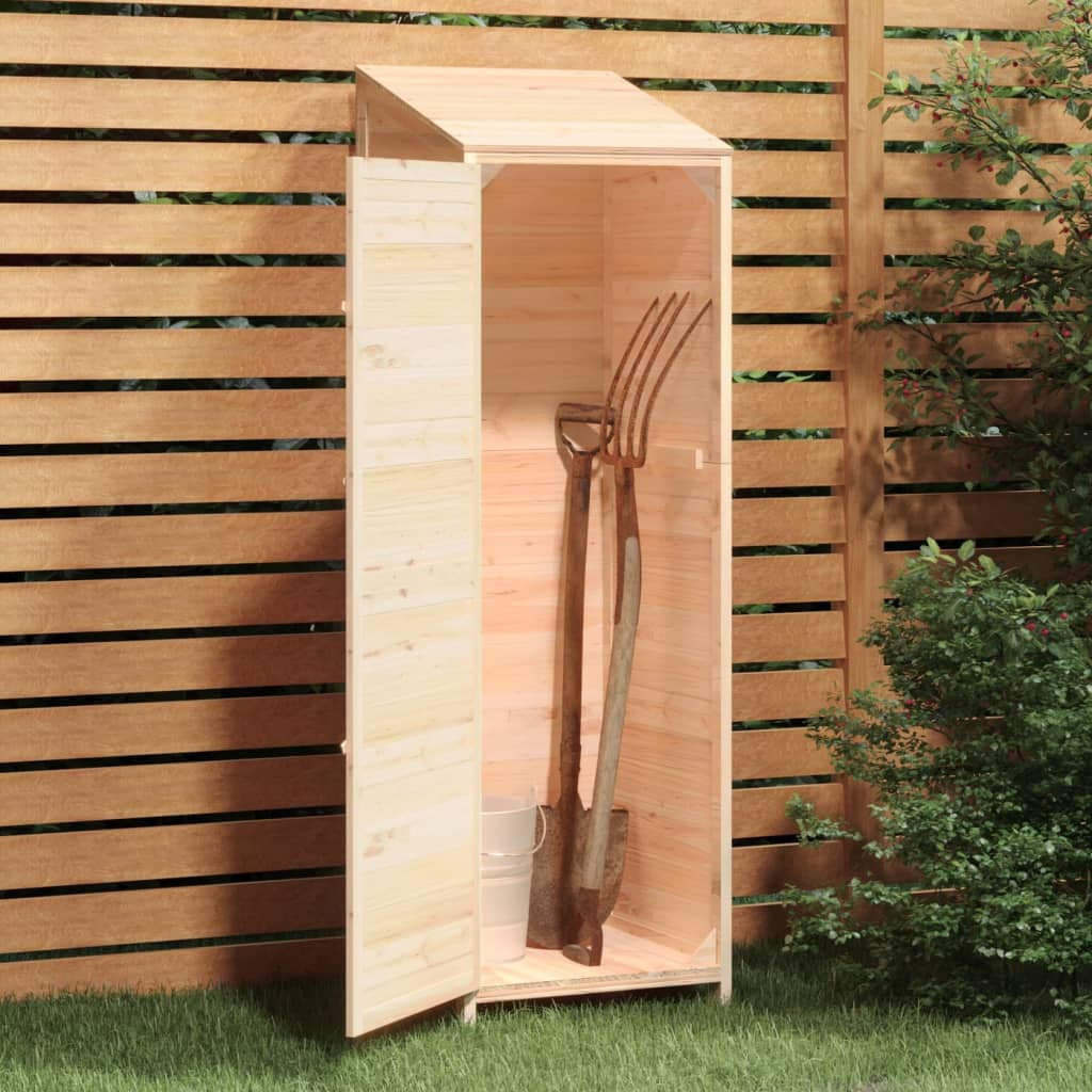 Capanno Porta Attrezzi da Giardino in Legno Massello di Abete 55x52x174,5 cm in Capanni Esplodia - Napoli, commercioVirtuoso.it