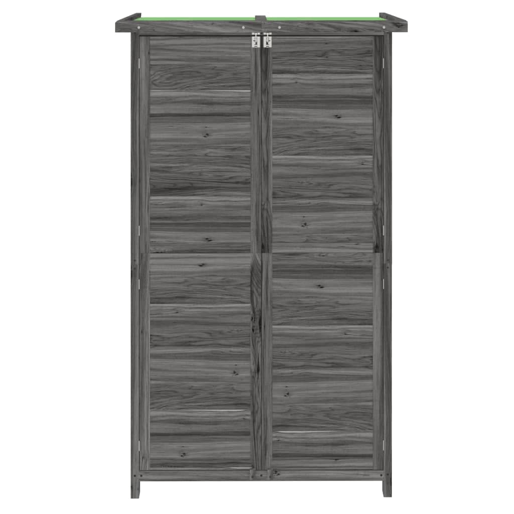 Rimessa per Attrezzi da Giardino Grigia in Legno Tetto Spiovente 83x57x140 cm in Capanni Esplodia - Napoli, commercioVirtuoso.it