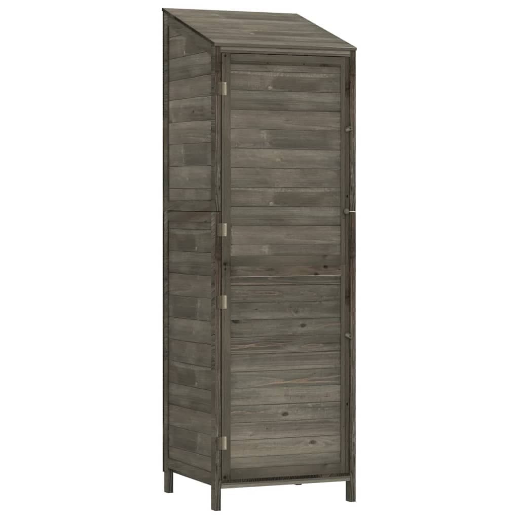 Capanno Porta Attrezzi Giardino Antracite Legno Massello Abete 55x52x174,5cm in Capanni Esplodia - Napoli, commercioVirtuoso.it