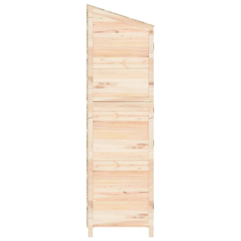 Capanno Porta Attrezzi da Giardino in Legno Massello di Abete 55x52x174,5 cm in Capanni Esplodia - Napoli, commercioVirtuoso.it