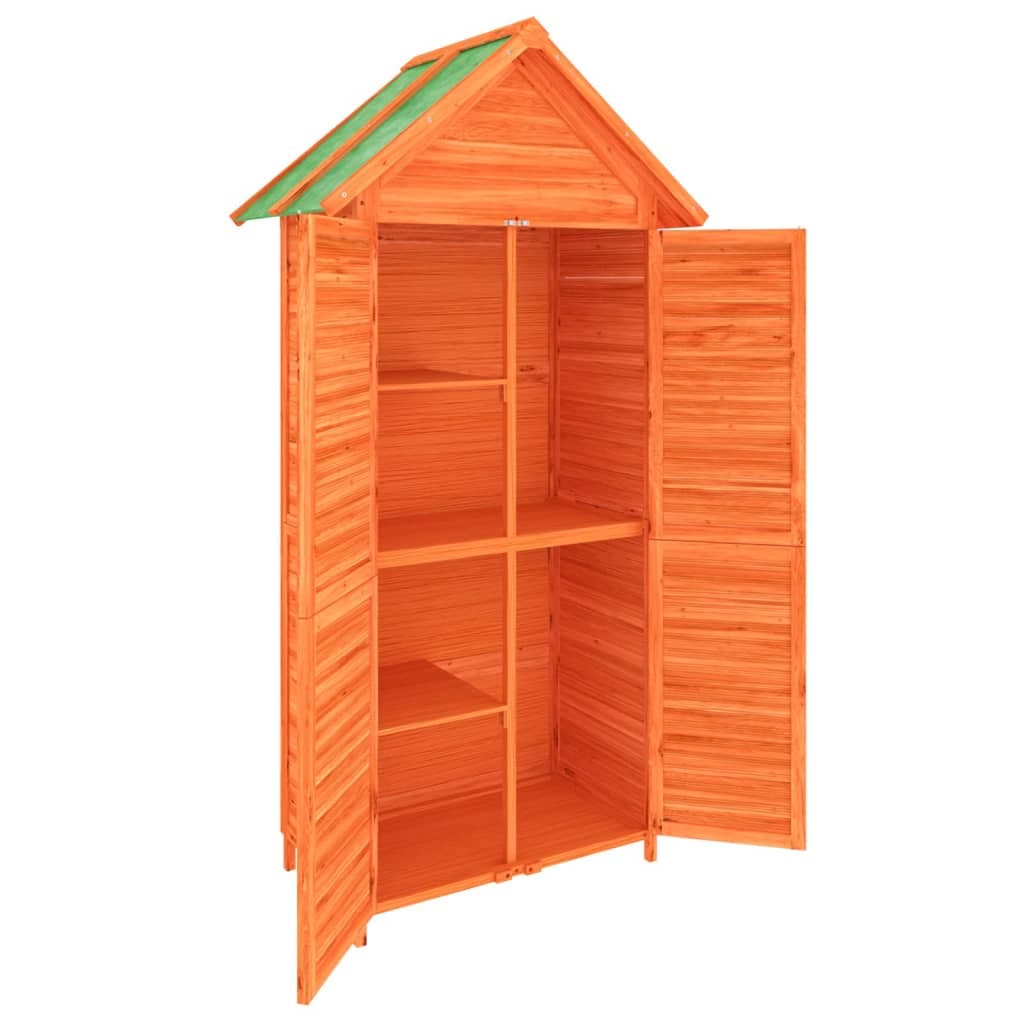 Rimessa Porta Attrezzi da Giardino Marrone Legno Tetto Antipioggia 89x52,5x175cm in Capanni Esplodia - Napoli, commercioVirtuoso.it
