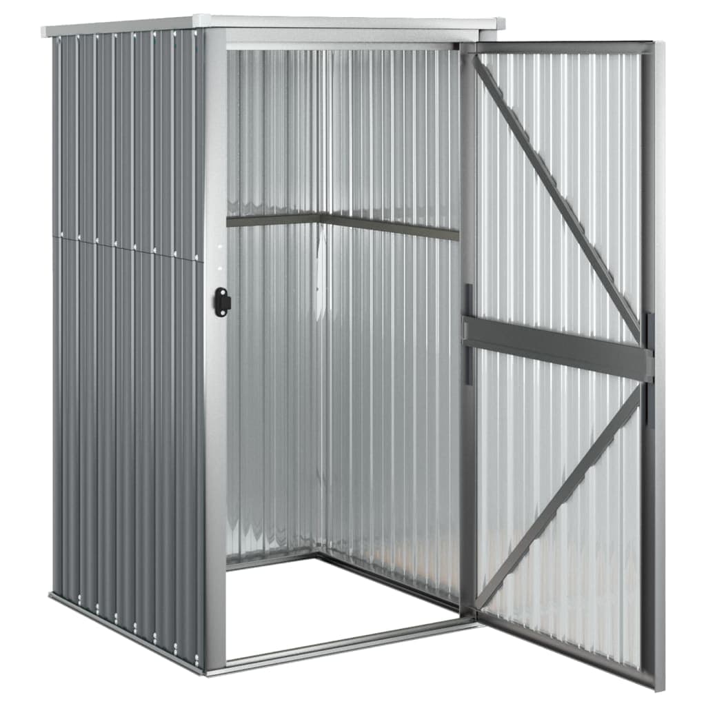 Capanno Porta Attrezzi Grigio in Acciaio Zincato e Metallo 88x89x161 cm in Capanni Esplodia - Napoli, commercioVirtuoso.it