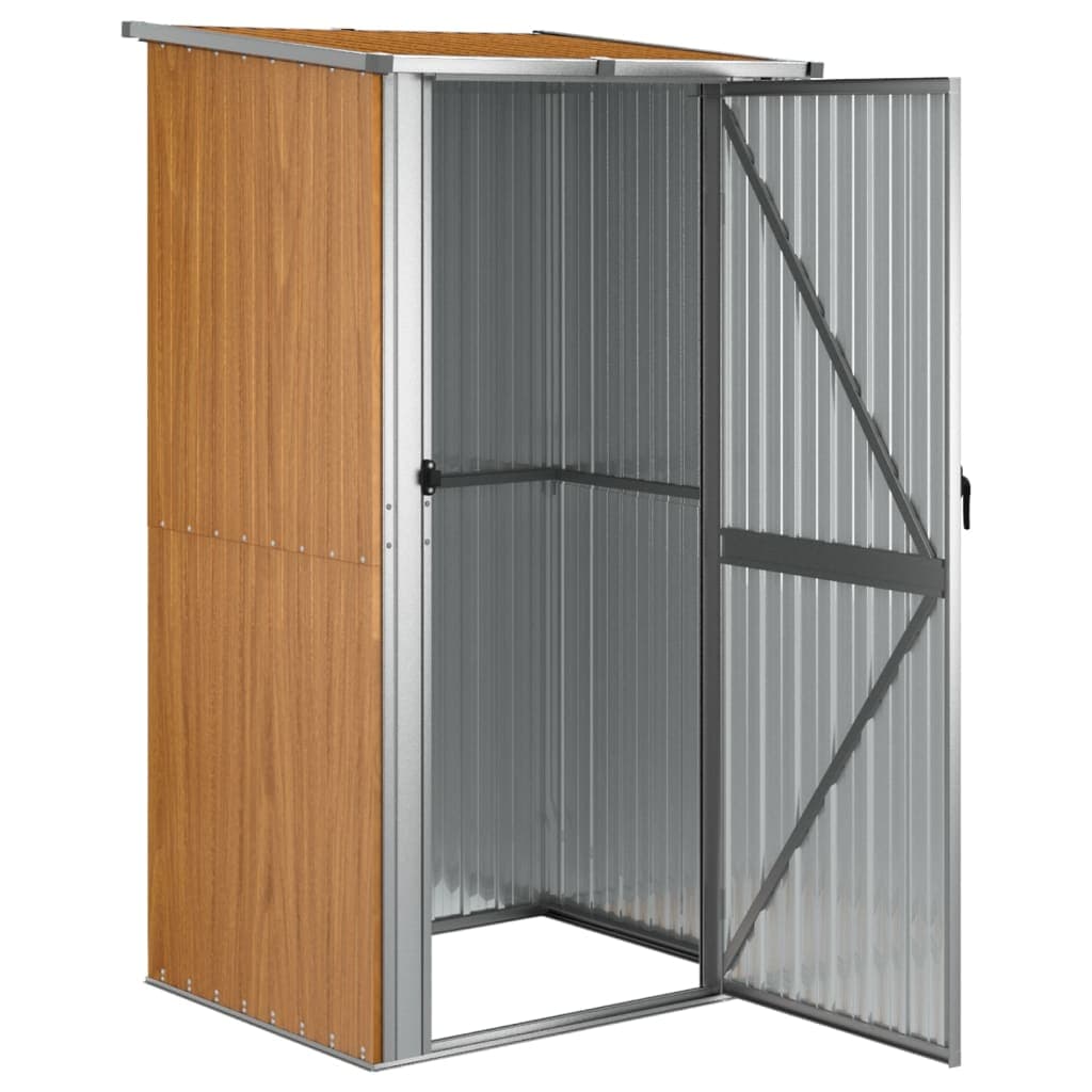 Capanno Porta Attrezzi da Giardino Marrone Acciaio Zincato 118,5x97x209,5 cm in Capanni Esplodia - Napoli, commercioVirtuoso.it