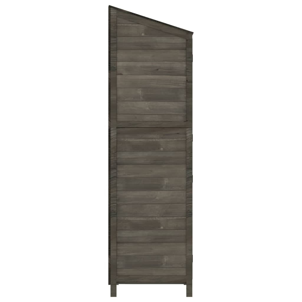 Capanno Porta Attrezzi Giardino Antracite Legno Massello Abete 55x52x174,5cm in Capanni Esplodia - Napoli, commercioVirtuoso.it