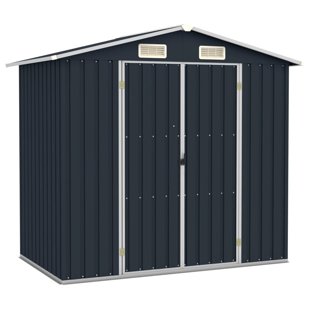 Capanno Porta Attrezzi da Giardino Antracite 205x129x183 cm in Acciaio Zincato in Capanni Esplodia - Napoli, commercioVirtuoso.it