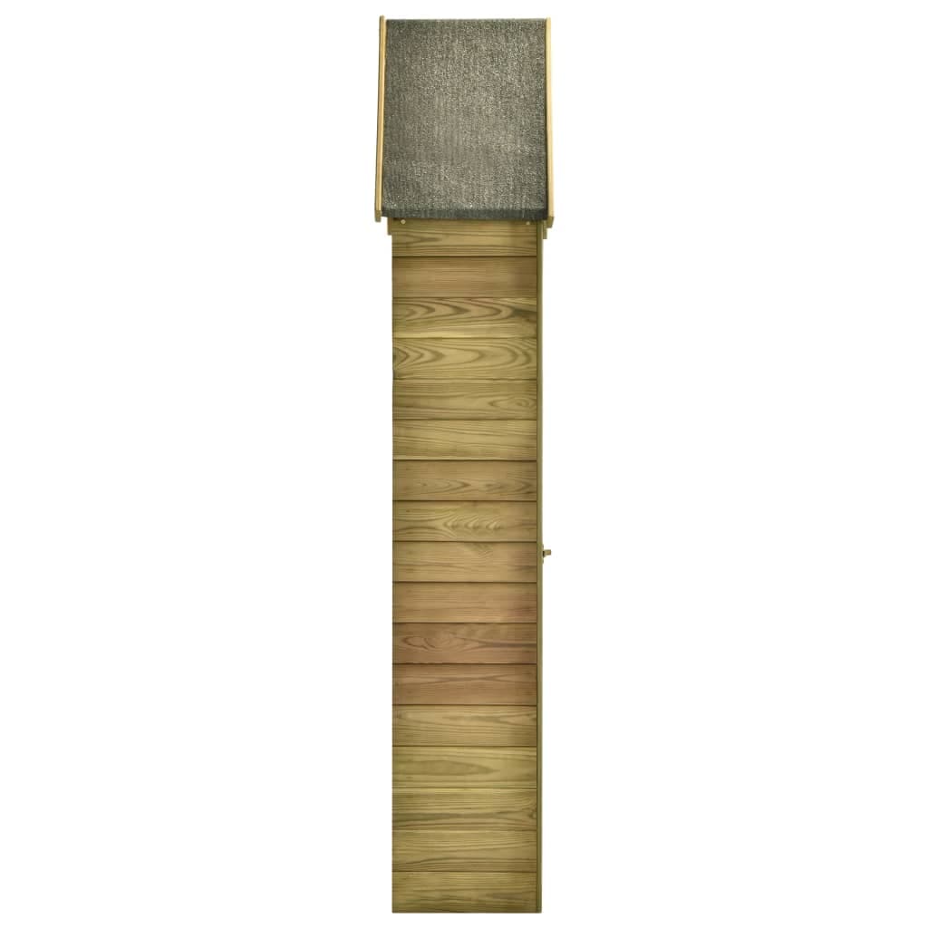 Casetta Porta Attrezzi Giardino con Porta in Pino Impregnato 69,5x32x178 cm in Capanni Esplodia - Napoli, commercioVirtuoso.it