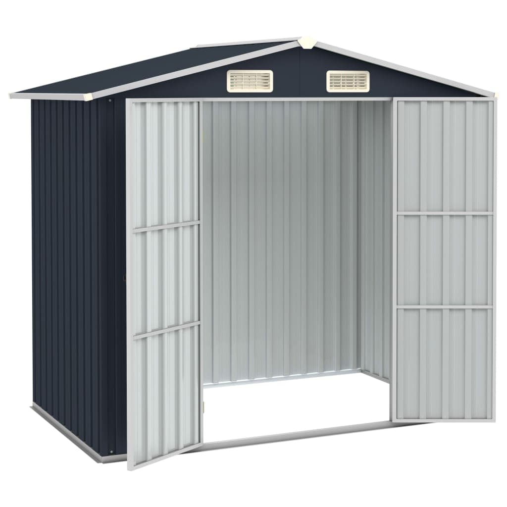 Capanno Porta Attrezzi da Giardino Antracite 205x129x183 cm in Acciaio Zincato in Capanni Esplodia - Napoli, commercioVirtuoso.it
