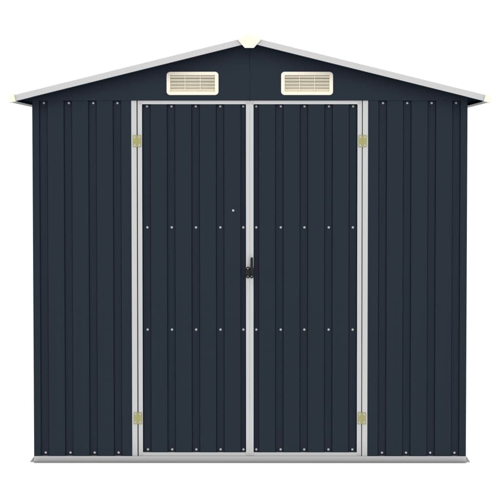 Capanno Porta Attrezzi da Giardino Antracite 205x129x183 cm in Acciaio Zincato in Capanni Esplodia - Napoli, commercioVirtuoso.it