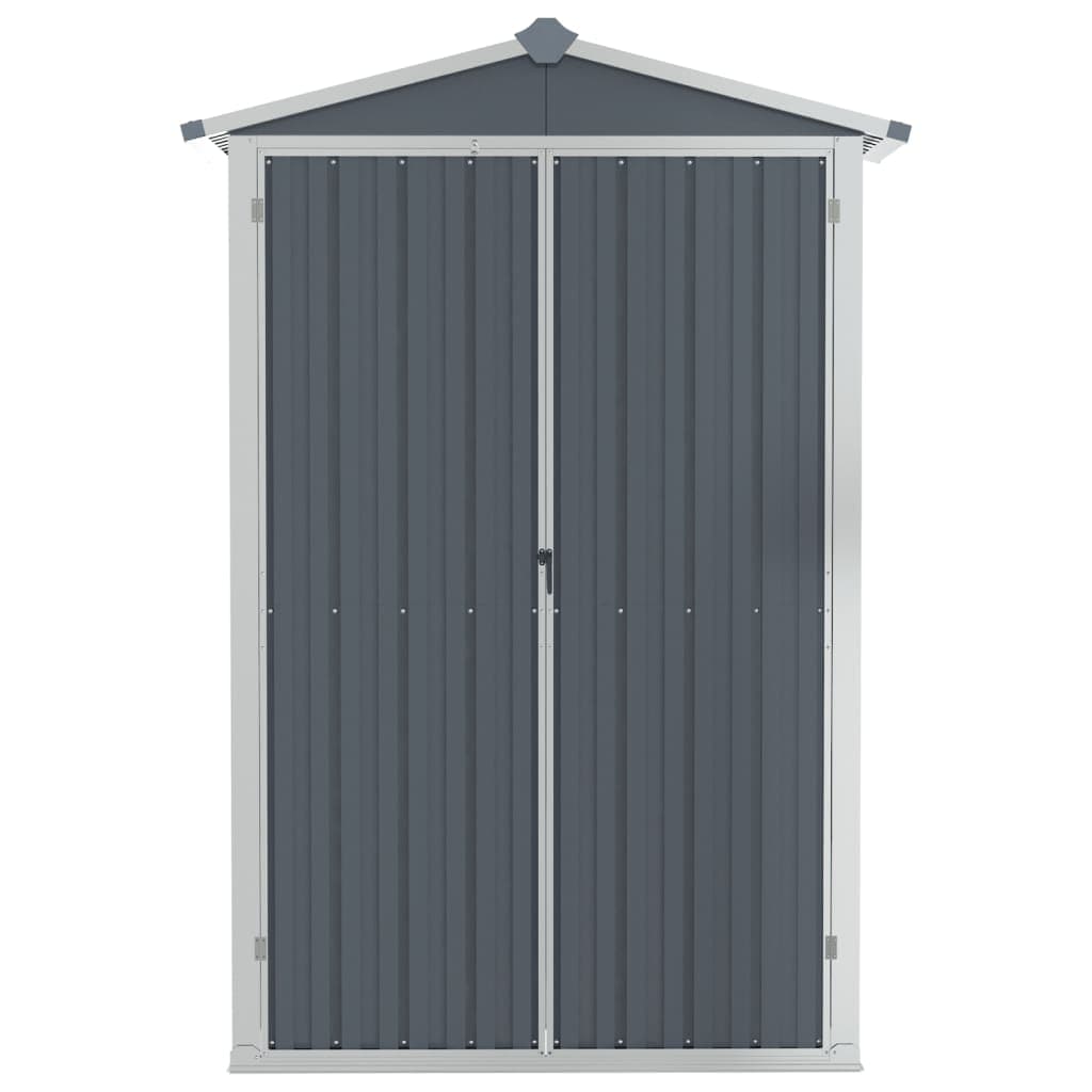 Box Capanno da Giardino Porta Attrezzi  Grigio in Acciaio Zincato 116x45x175 cm in Capanni Esplodia - Napoli, commercioVirtuoso.it