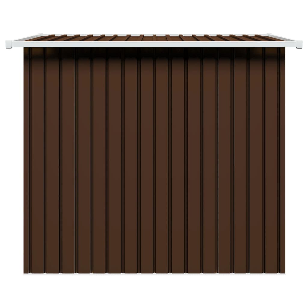 Box Attrezzi da Giardino Marrone in Acciaio Zincato Resistente 194x121x181 cm in Capanni Esplodia - Napoli, commercioVirtuoso.it