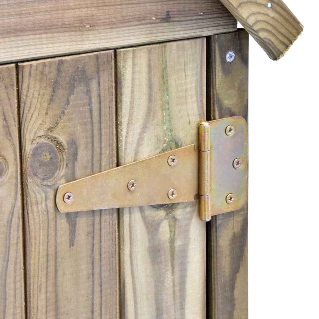 Casetta Porta Attrezzi Giardino con Porta in Pino Impregnato 69,5x32x178 cm in Capanni Esplodia - Napoli, commercioVirtuoso.it
