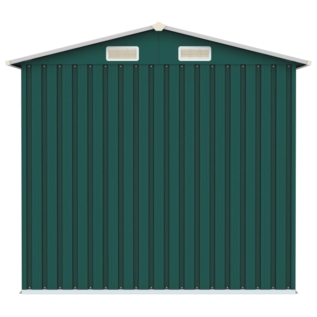 Box da Capanno Porta attrezzi Verde in Acciaio Zincato Resistente 205x129x183 cm in Capanni Esplodia - Napoli, commercioVirtuoso.it