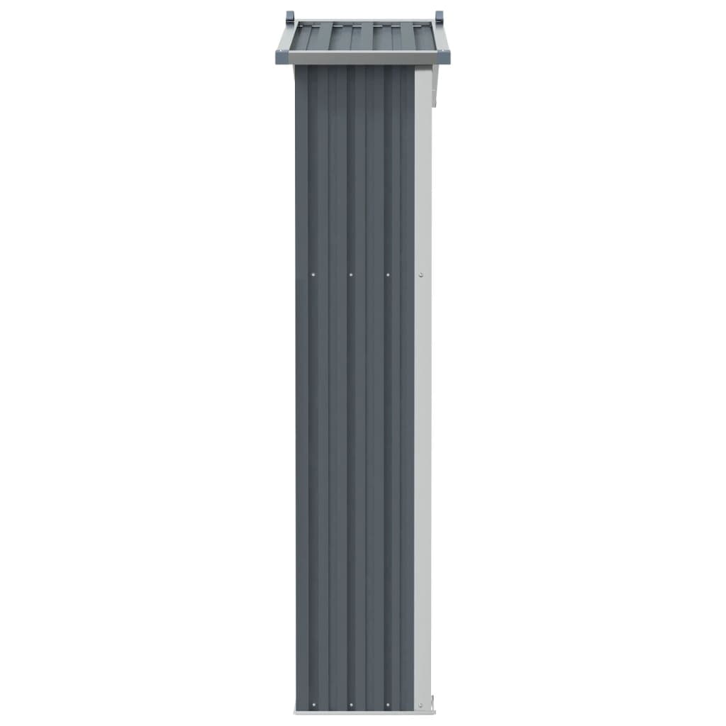 Box Capanno da Giardino Porta Attrezzi  Grigio in Acciaio Zincato 116x45x175 cm in Capanni Esplodia - Napoli, commercioVirtuoso.it