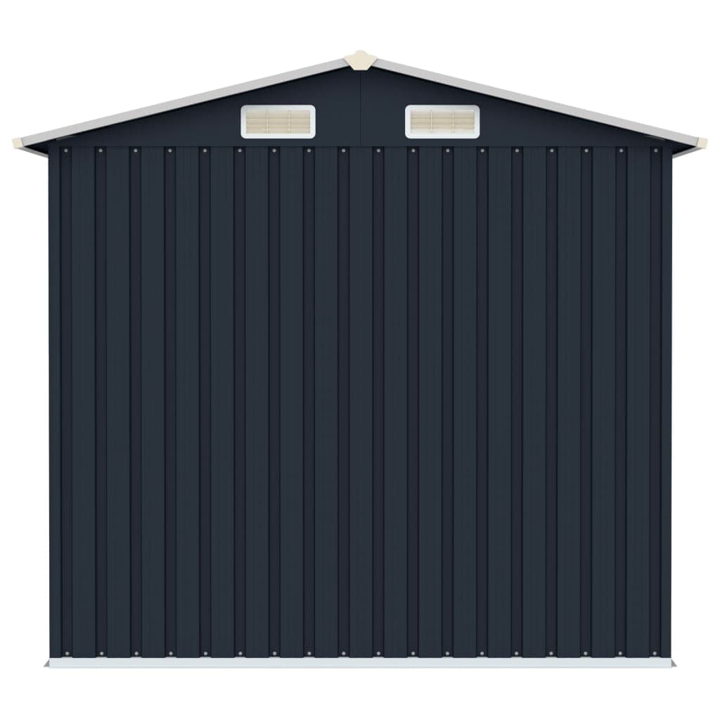 Capanno Porta Attrezzi da Giardino Antracite 205x129x183 cm in Acciaio Zincato in Capanni Esplodia - Napoli, commercioVirtuoso.it