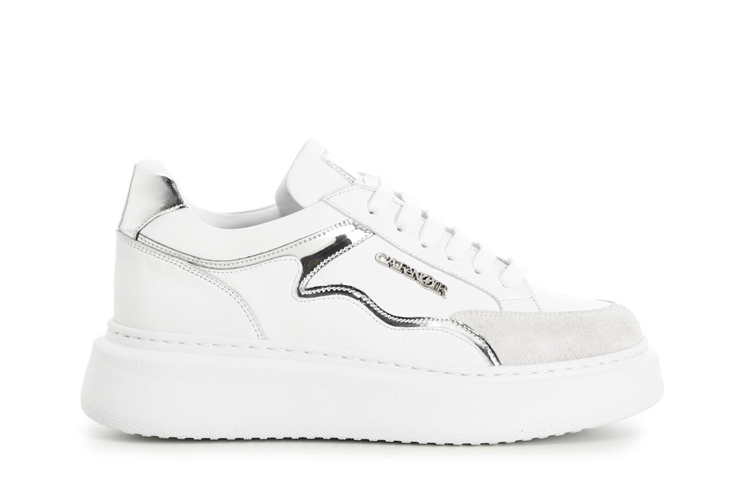 SNEAKERS IN PELLE CON DETTAGLIO SPECCHIO in Sneaker casual 3A Moda Mare Sport - Bellaria Igea Marina, commercioVirtuoso.it