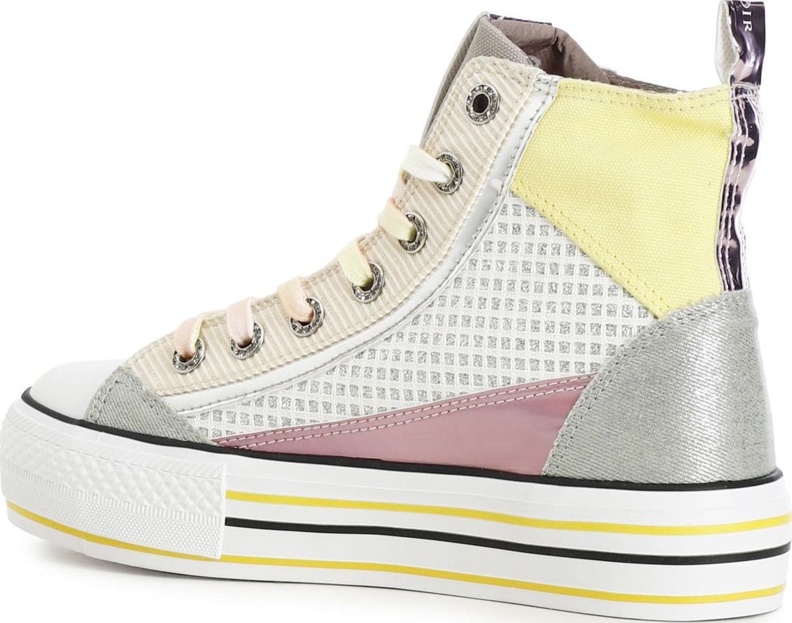 SNEAKERS MID PATCHWORK IN TESSUTO in Sneaker casual 3A Moda Mare Sport - Bellaria Igea Marina, commercioVirtuoso.it