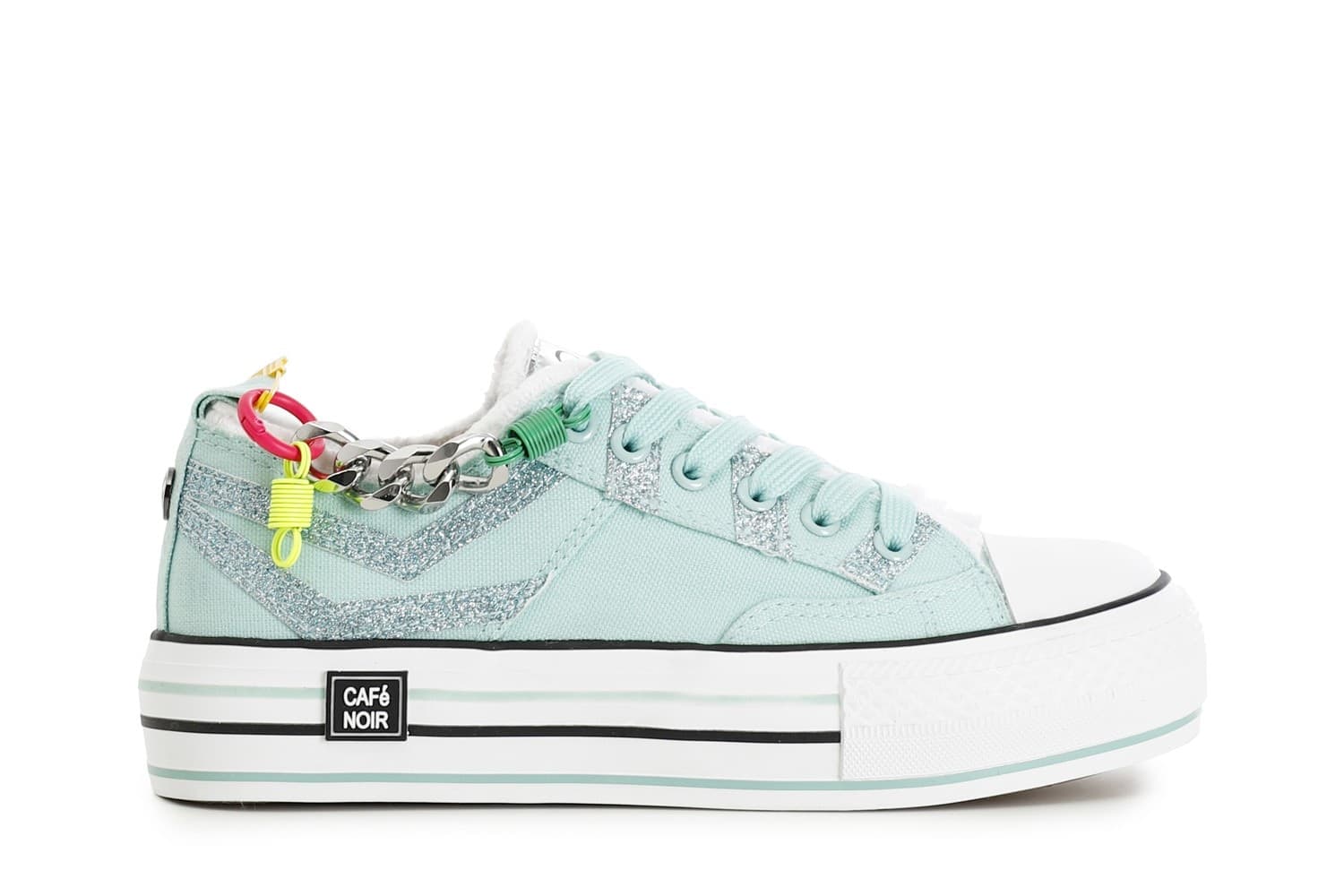SNEAKERS IN TESSUTO E GLITTER CON FRANGE in Sneaker casual 3A Moda Mare Sport - Bellaria Igea Marina, commercioVirtuoso.it