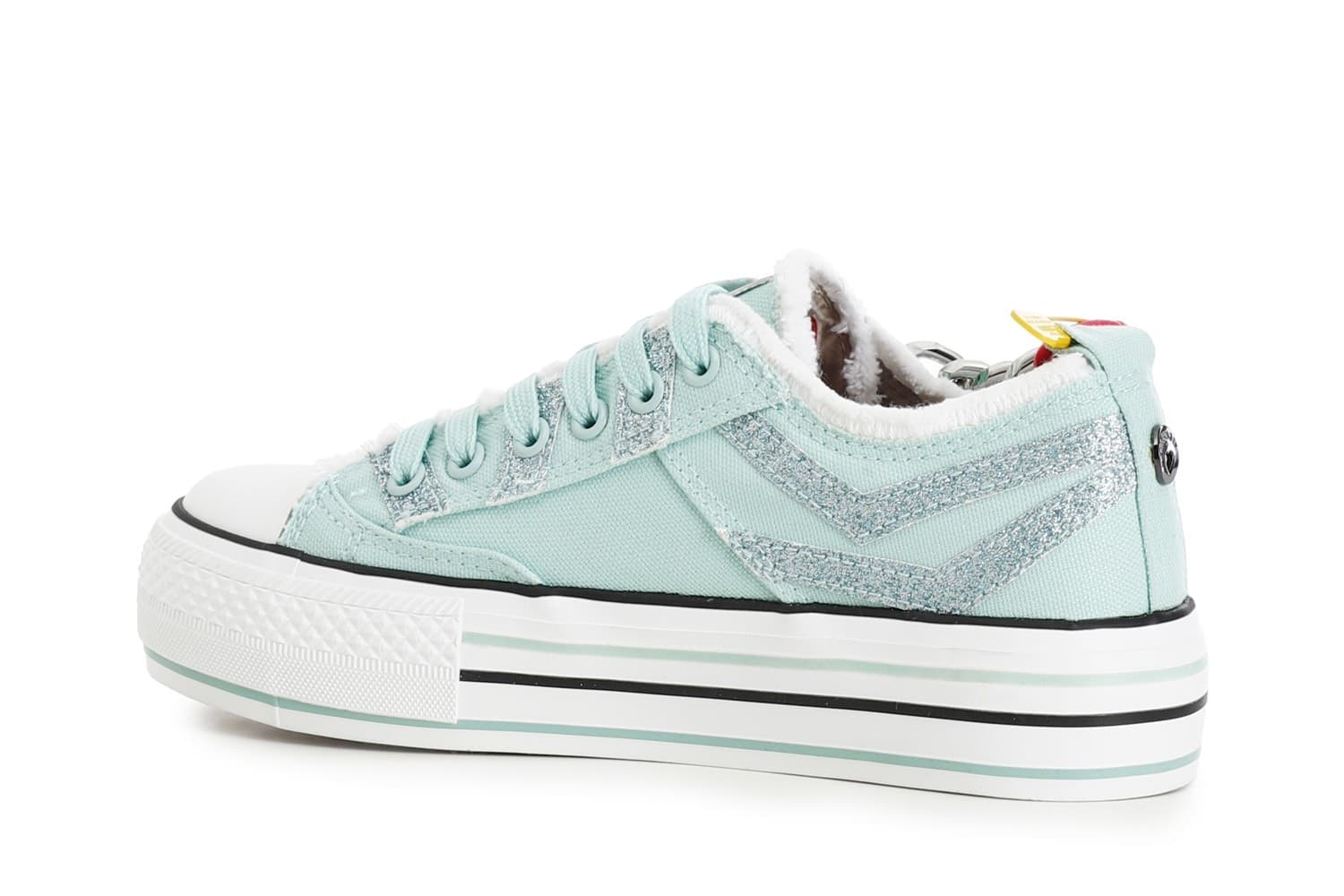 SNEAKERS IN TESSUTO E GLITTER CON FRANGE in Sneaker casual 3A Moda Mare Sport - Bellaria Igea Marina, commercioVirtuoso.it