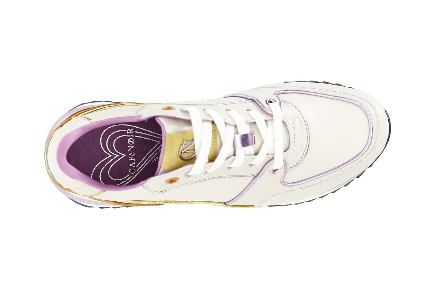 SNEAKERS IN PELLE CON PROFILI COLORATI in Sneaker casual 3A Moda Mare Sport - Bellaria Igea Marina, commercioVirtuoso.it