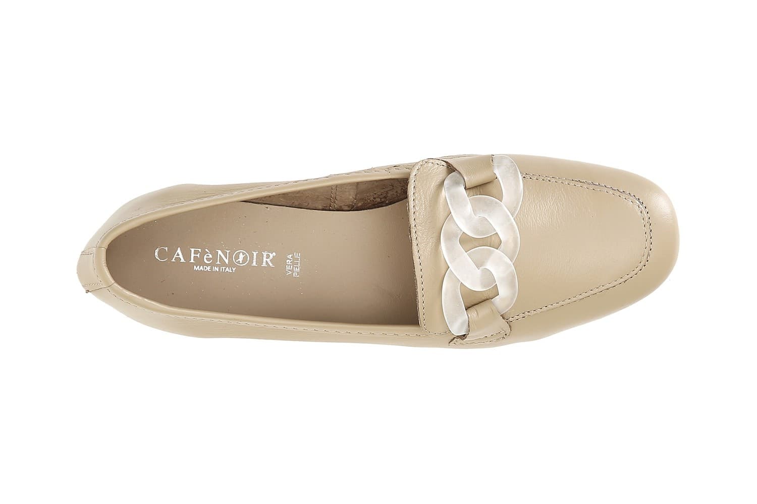 MOCASSINO IN PELLE CON CATENA in Loafer e mocassini 3A Moda Mare Sport - Bellaria Igea Marina, commercioVirtuoso.it