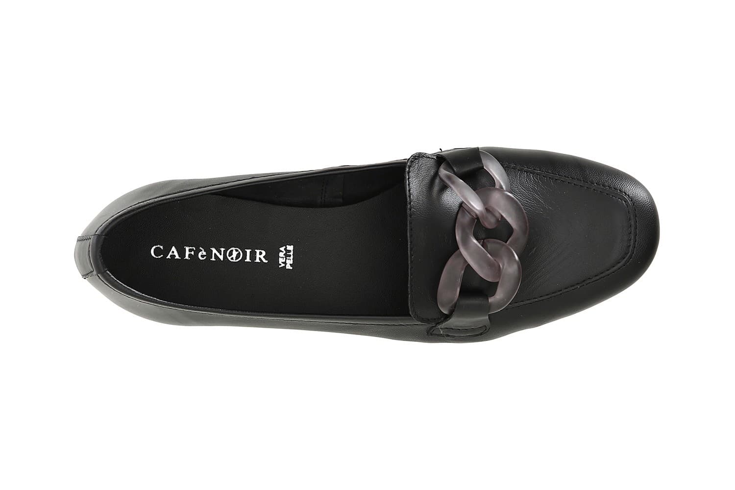 MOCASSINO IN PELLE CON CATENA in Loafer e mocassini 3A Moda Mare Sport - Bellaria Igea Marina, commercioVirtuoso.it