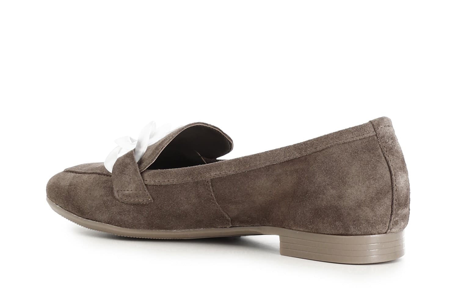 MOCASSINO IN PELLE SCAMOSCIATA CON CATENA in Loafer e mocassini 3A Moda Mare Sport - Bellaria Igea Marina, commercioVirtuoso.it