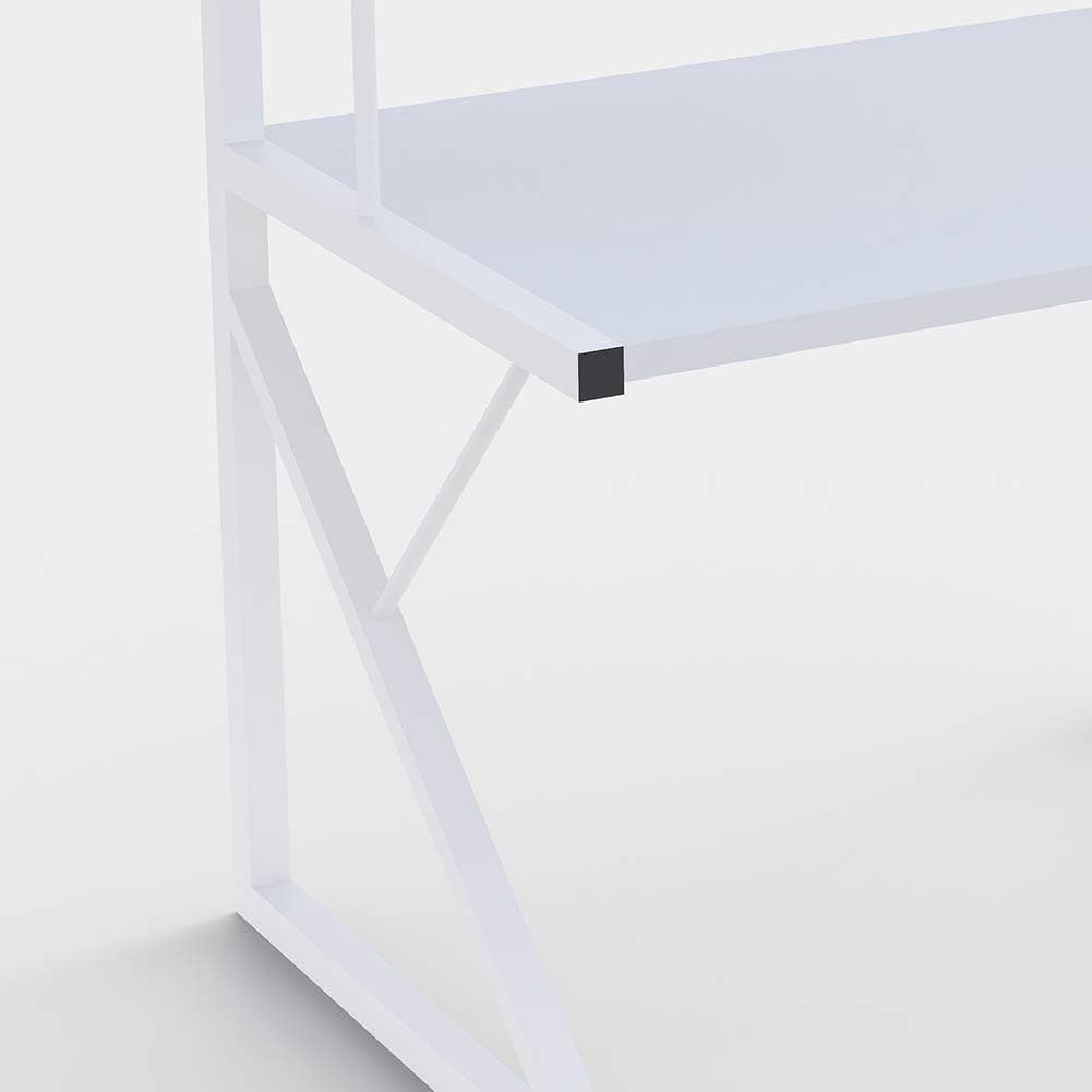 Scaffale Cucina Porta Microonde con 2 Ripiani Metallo e Legno 69x37x54cm Moderno Bianco in Unità di mensole Danyx - Casoria, commercioVirtuoso.it