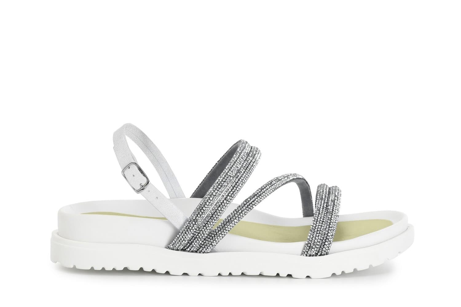 SANDALO FASCE CON STRASS in Sandali moda 3A Moda Mare Sport - Bellaria Igea Marina, commercioVirtuoso.it