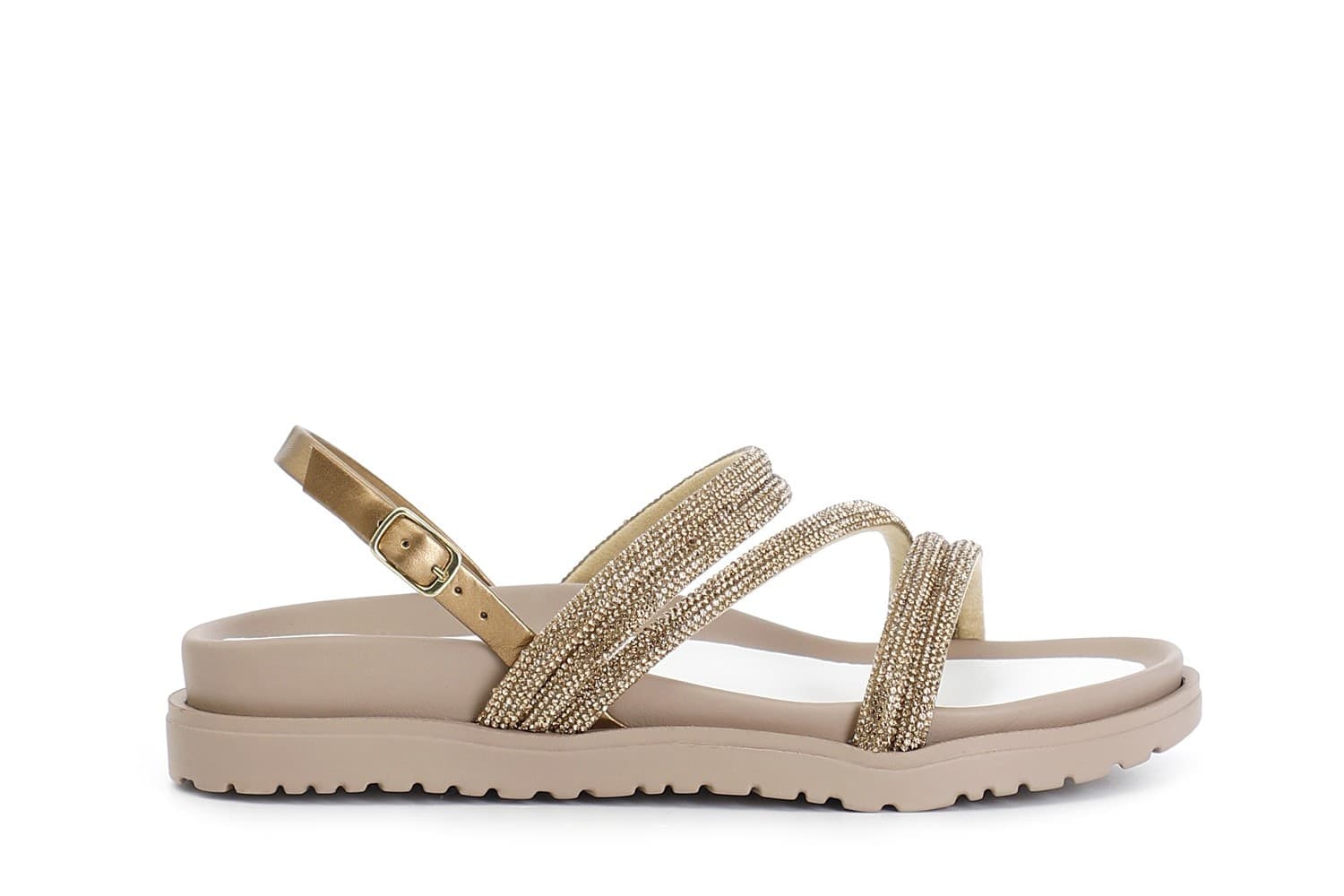 SANDALO FASCE CON STRASS in Sandali moda 3A Moda Mare Sport - Bellaria Igea Marina, commercioVirtuoso.it