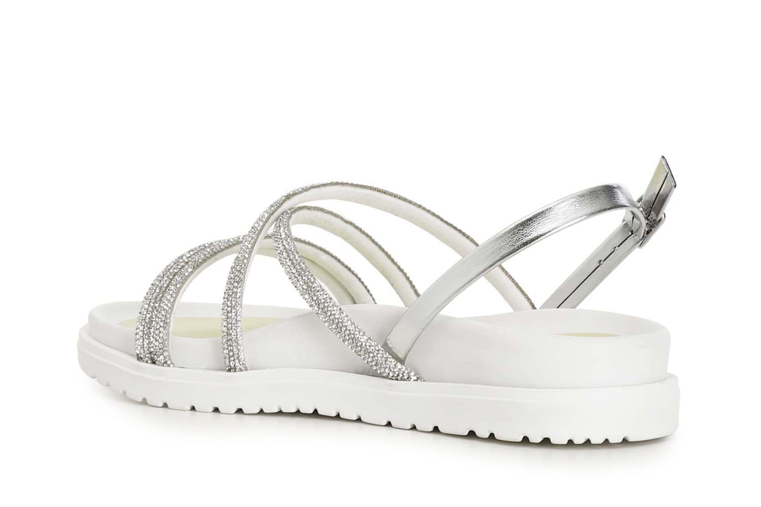 SANDALO DUE FASCE PIU' INCROCIO STRASS in Sandali moda 3A Moda Mare Sport - Bellaria Igea Marina, commercioVirtuoso.it
