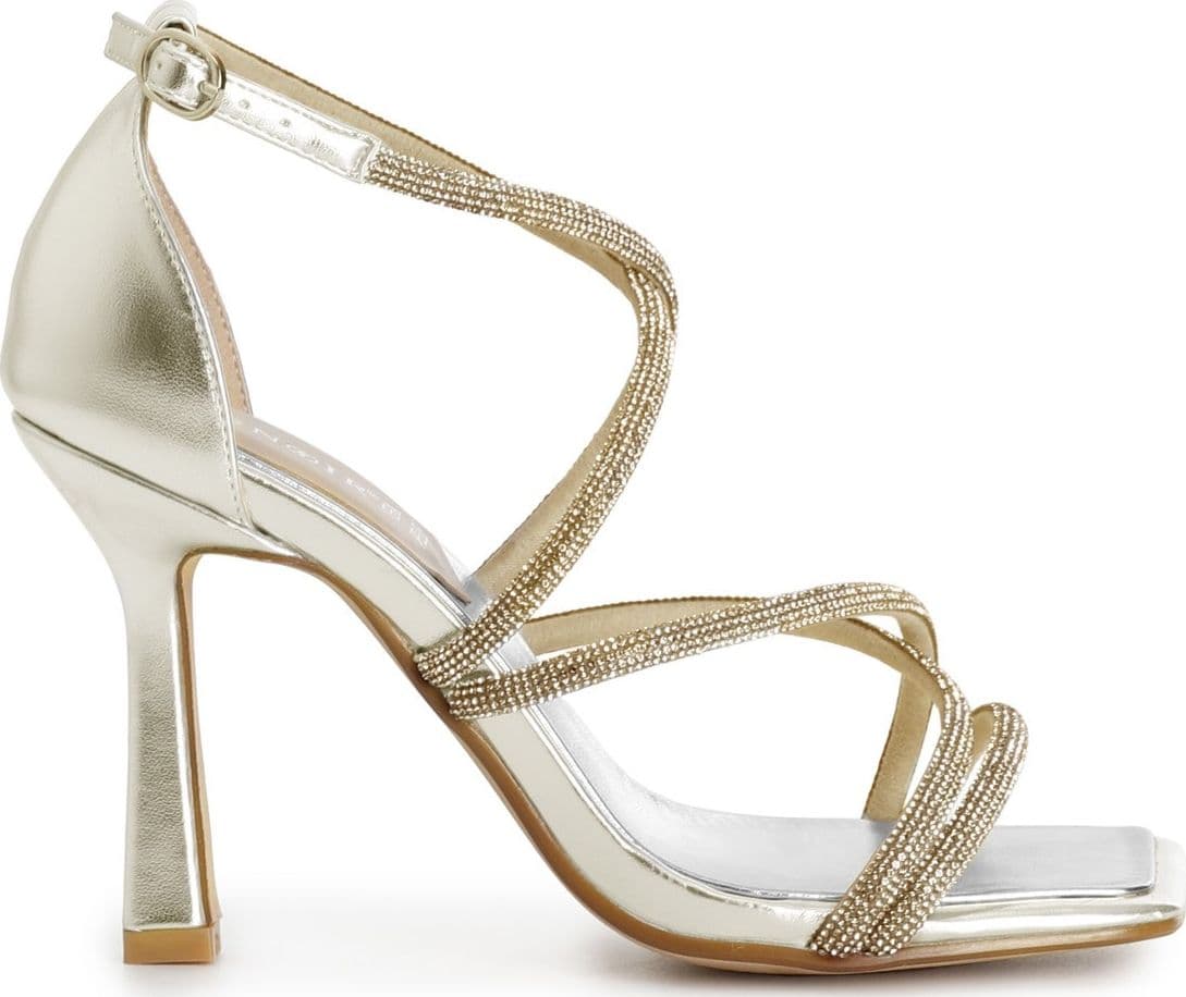 SANDALO DOPPIO INCROCIO CON STRASS in Sandali moda 3A Moda Mare Sport - Bellaria Igea Marina, commercioVirtuoso.it