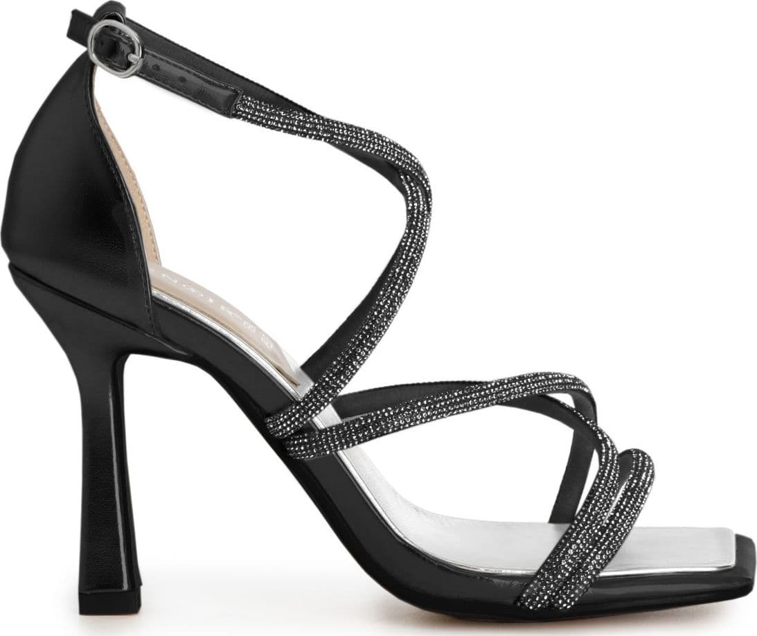 SANDALO DOPPIO INCROCIO CON STRASS - 6
