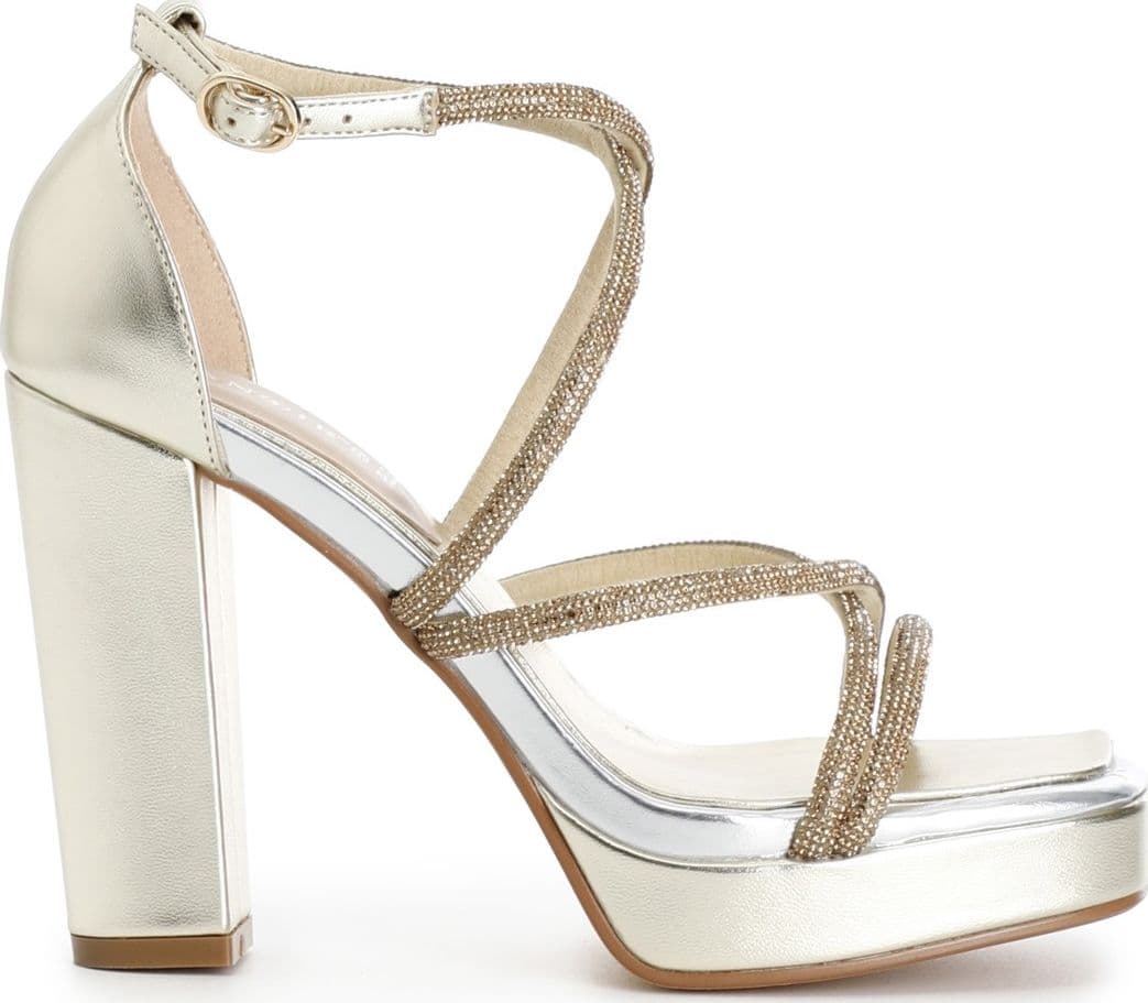 SANDALO DOPPIO INCROCIO CON STRASS in Sandali moda 3A Moda Mare Sport - Bellaria Igea Marina, commercioVirtuoso.it