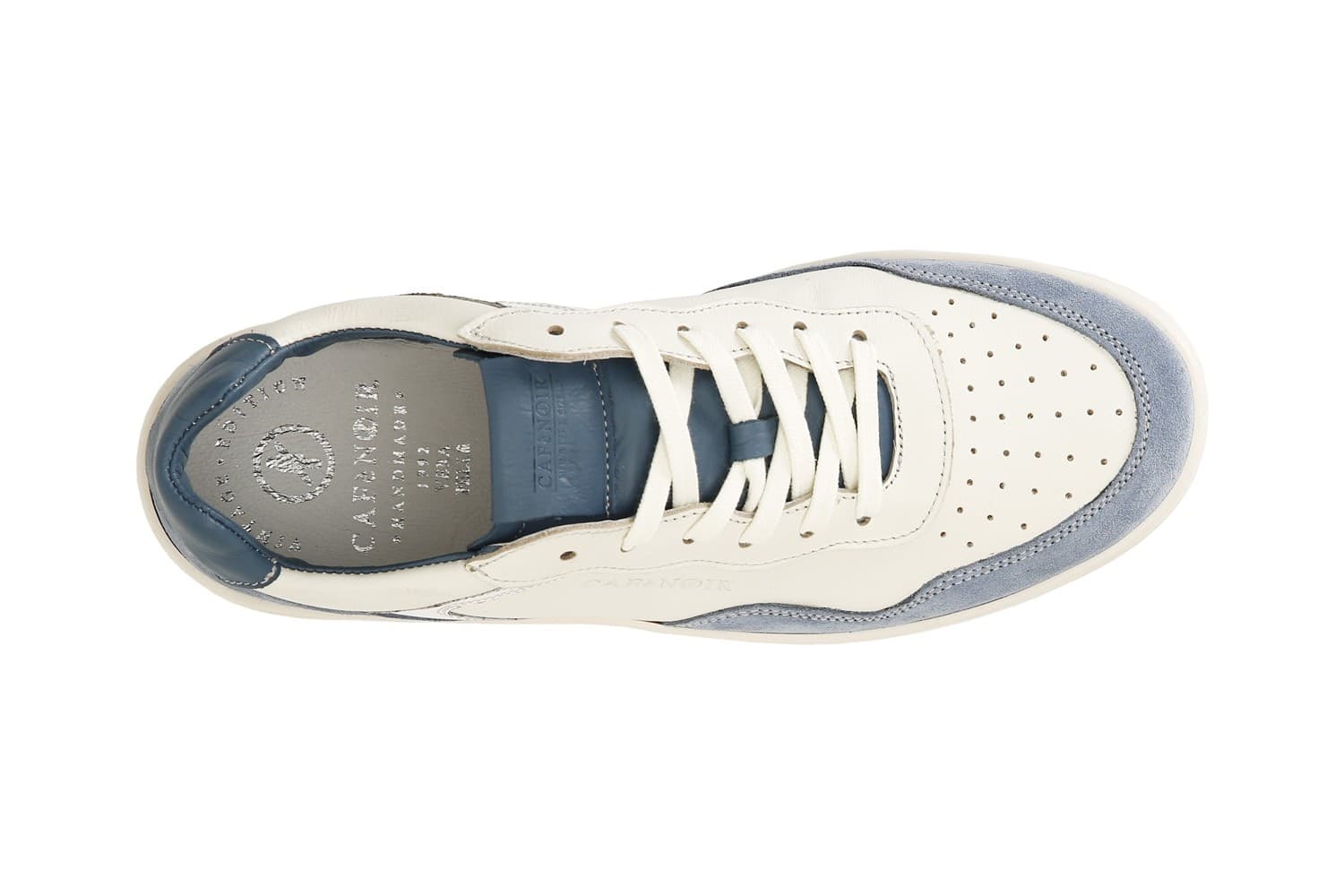 SCARPA IN PELLE E PELLE SCAMOSCIATA ALLACCIATA MULTICOLOR in Scarpe stringate basse 3A Moda Mare Sport - Bellaria Igea Marina, commercioVirtuoso.it