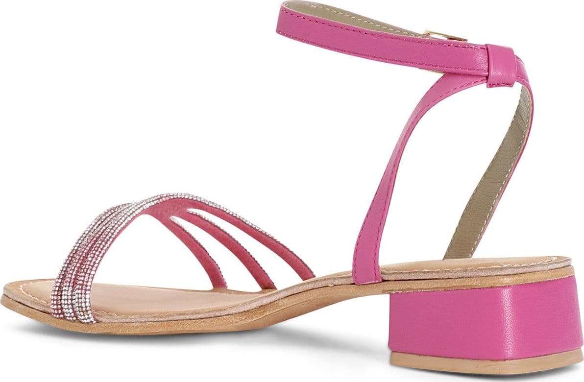 SANDALO IN PELLE CON STRASS MIGNON in Sandali moda 3A Moda Mare Sport - Bellaria Igea Marina, commercioVirtuoso.it