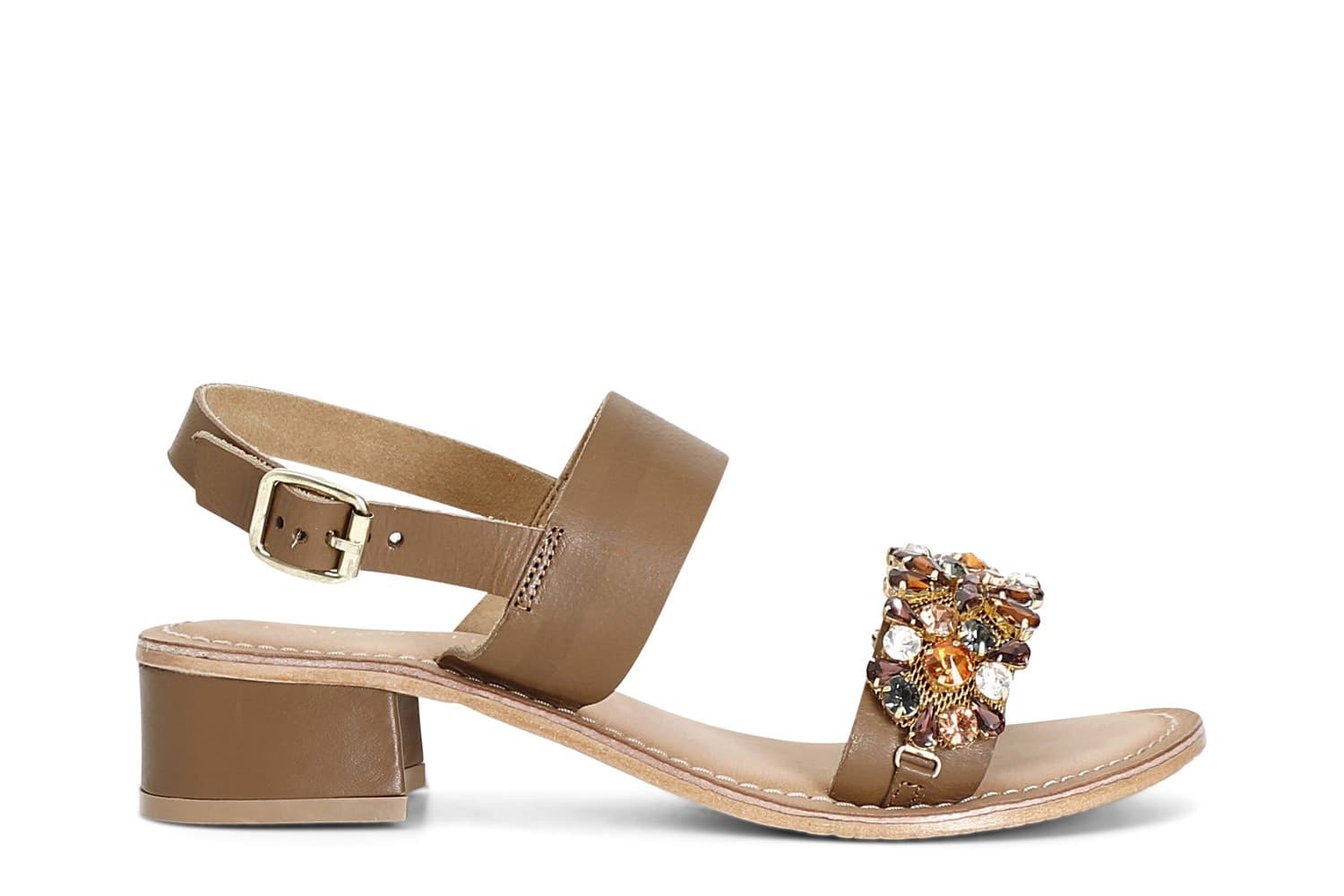 SANDALO 2 FASCE IN PELLE CON STRASS in Sandali moda 3A Moda Mare Sport - Bellaria Igea Marina, commercioVirtuoso.it