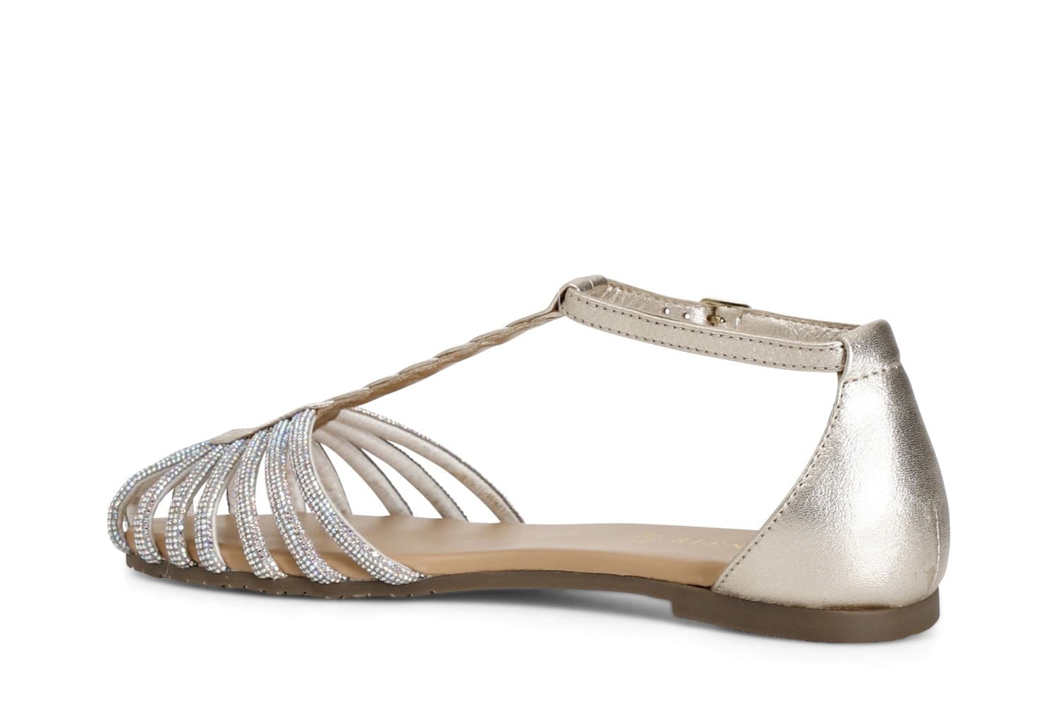 SANDALO IN PELLE CON MIGNON STRASS in Sandali moda 3A Moda Mare Sport - Bellaria Igea Marina, commercioVirtuoso.it