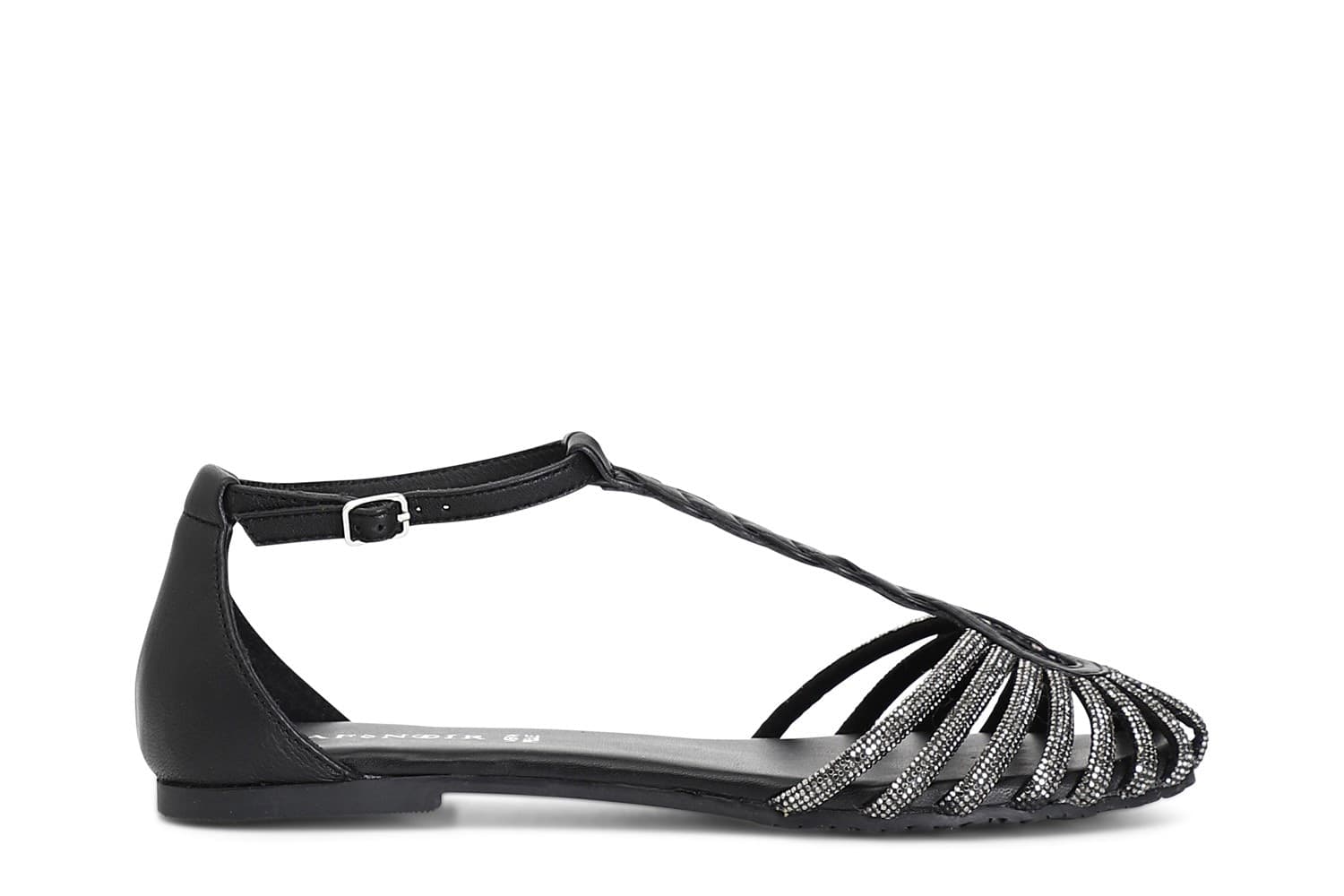 SANDALO IN PELLE CON MIGNON STRASS in Sandali moda 3A Moda Mare Sport - Bellaria Igea Marina, commercioVirtuoso.it