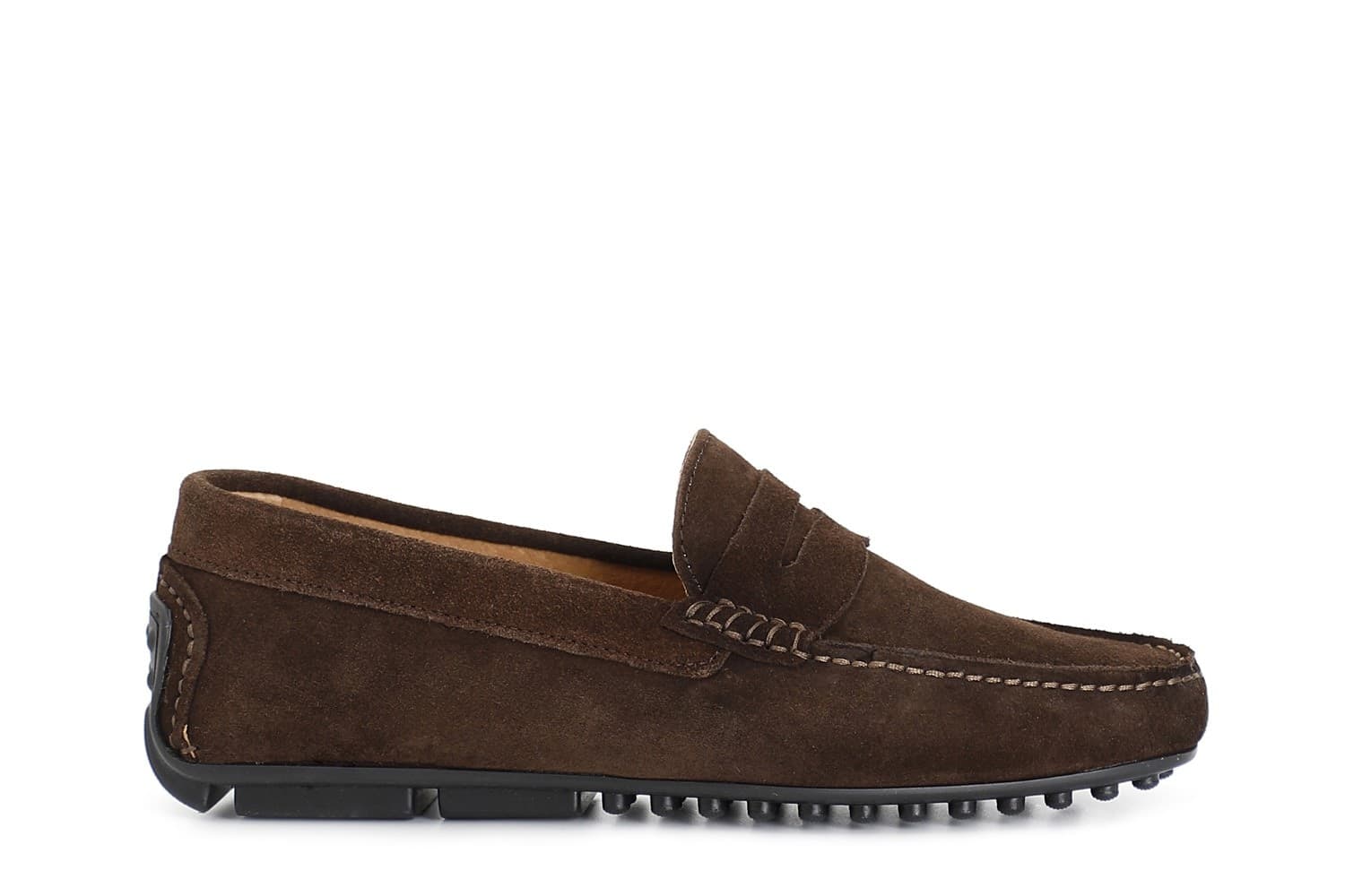 MOCASSINO IN PELLE SCAMOSCIATA in Loafer e mocassini 3A Moda Mare Sport - Bellaria Igea Marina, commercioVirtuoso.it