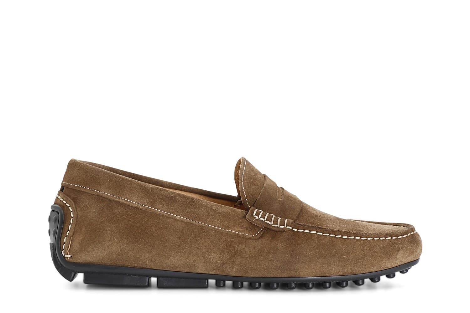 MOCASSINO IN PELLE SCAMOSCIATA in Loafer e mocassini 3A Moda Mare Sport - Bellaria Igea Marina, commercioVirtuoso.it
