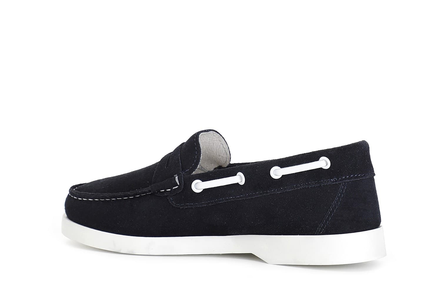 MOCASSINO IN PELLE SCAMOSCIATA in Loafer e mocassini 3A Moda Mare Sport - Bellaria Igea Marina, commercioVirtuoso.it