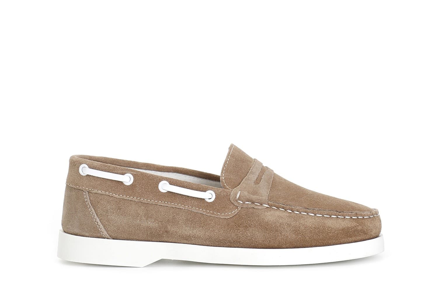 MOCASSINO IN PELLE SCAMOSCIATA in Loafer e mocassini 3A Moda Mare Sport - Bellaria Igea Marina, commercioVirtuoso.it