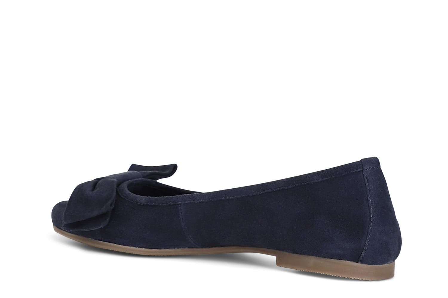 BALLERINA IN PELLE SCAMOSCIATA CON FIOCCO in Ballerine 3A Moda Mare Sport - Bellaria Igea Marina, commercioVirtuoso.it