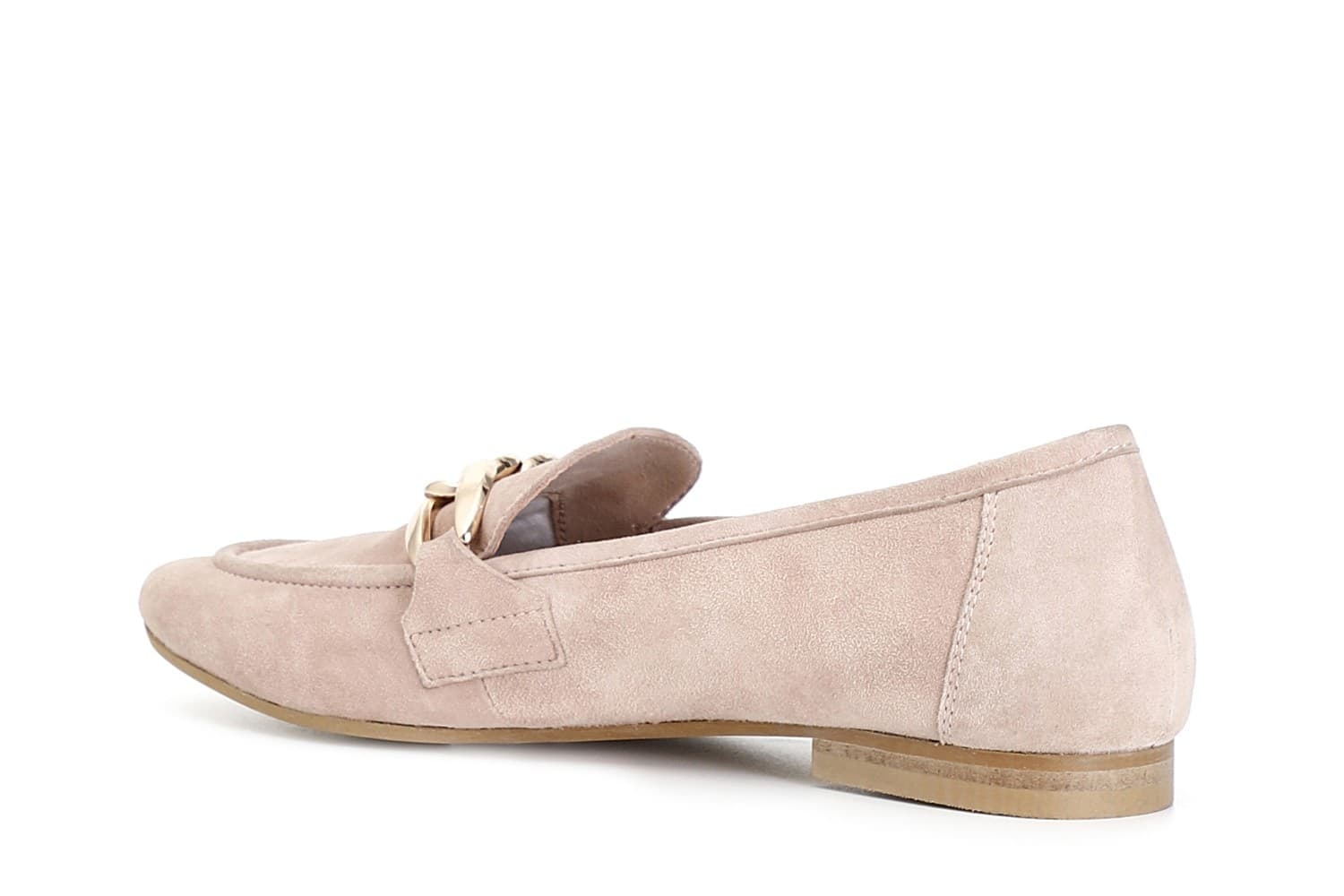 MOCASSINO IN PELLE SCAMOSCIATACON CATENA in Loafer e mocassini 3A Moda Mare Sport - Bellaria Igea Marina, commercioVirtuoso.it