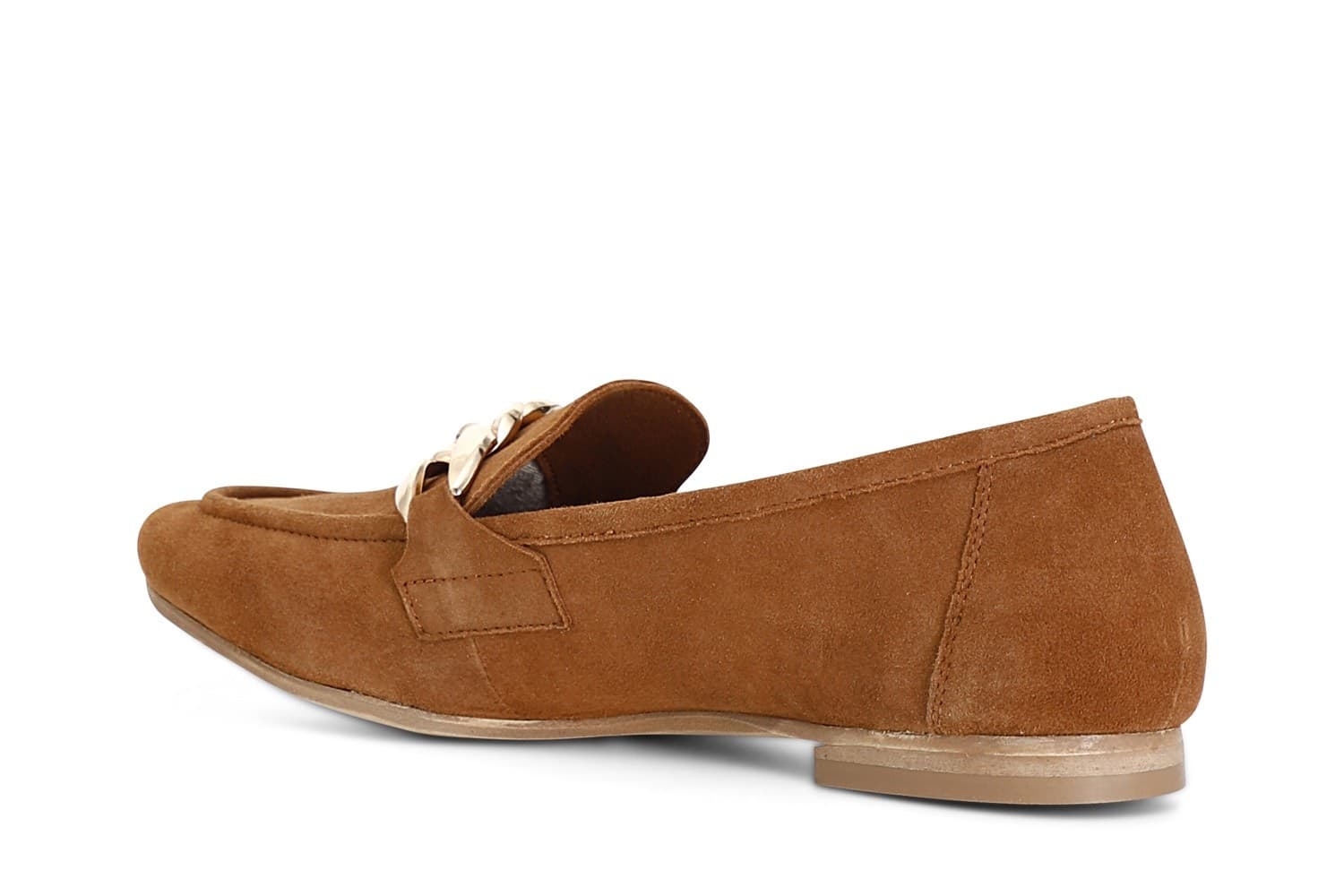 MOCASSINO IN PELLE SCAMOSCIATACON CATENA in Loafer e mocassini 3A Moda Mare Sport - Bellaria Igea Marina, commercioVirtuoso.it