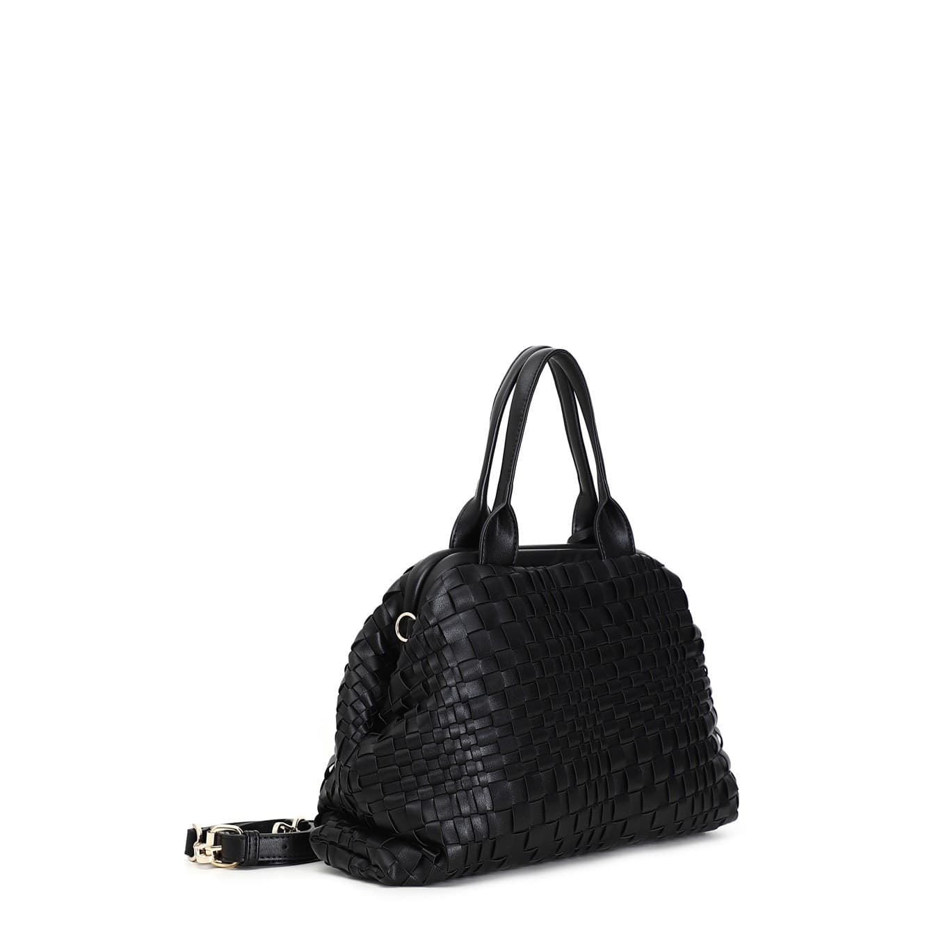 BAULETTO CON INTRECCIO IRREGOLARE E ACCESSORIO CN PENDENTE in Borse a mano 3A Moda Mare Sport - Bellaria Igea Marina, commercioVirtuoso.it